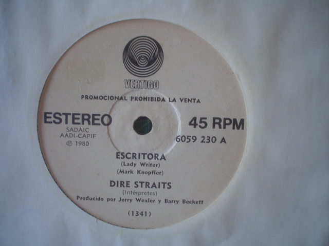 DIRE STRAITS - Lady Writer-where Do You Think