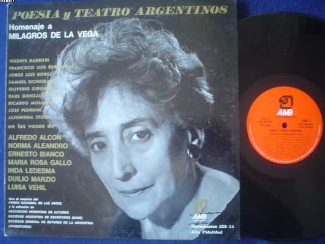 VARIOS POESIA Y TEAT - Homenaje A Milagros De La Vega