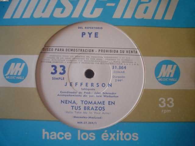 JEFFERSON - Nena Tomame En Tus Brazos-me C
