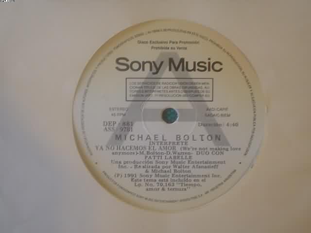MICHAEL BOLTON - Ya No Hacemos El Amor-tiempo