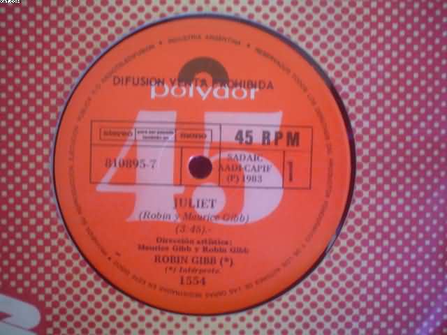 ROBIN GIBB - Juliet-hearts On Fire