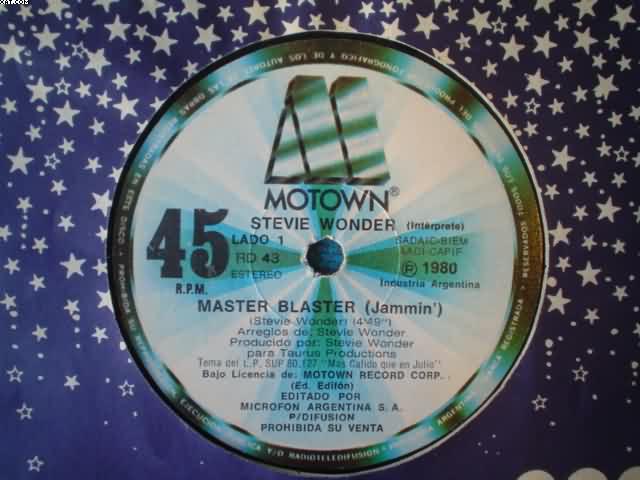 STEVIE WONDER - Master Blaster-master Blaster
