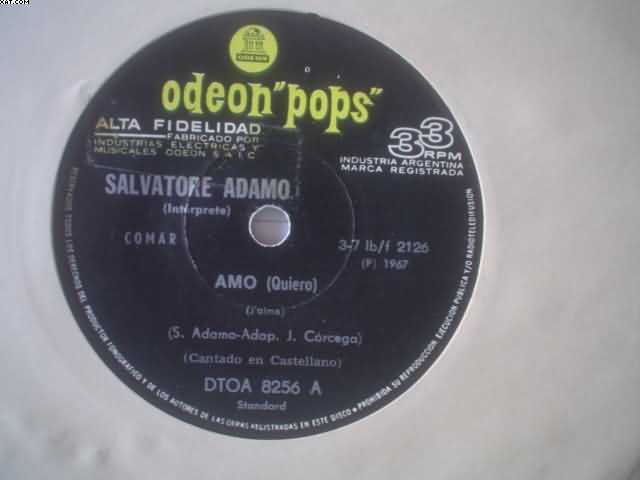 ADAMO - Amo-un Mechon De Cabellos