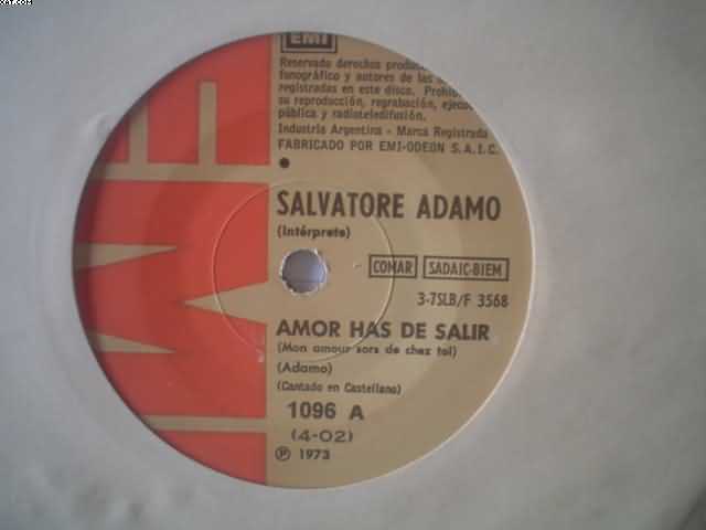 ADAMO - Amor Has De Salir-mi Libertad