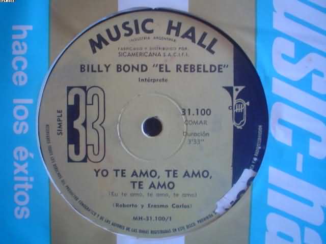 BILLY BOND - Quiero Decirselo Cantando-yo T